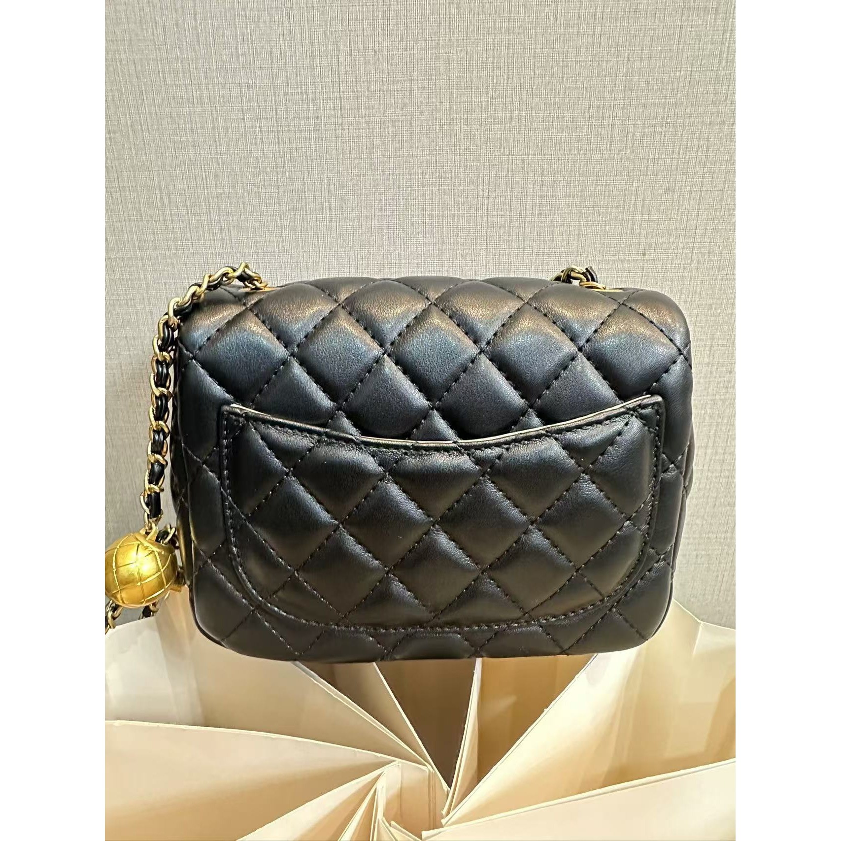 潮流打造真皮女士包时尚方 10398-2 黑色