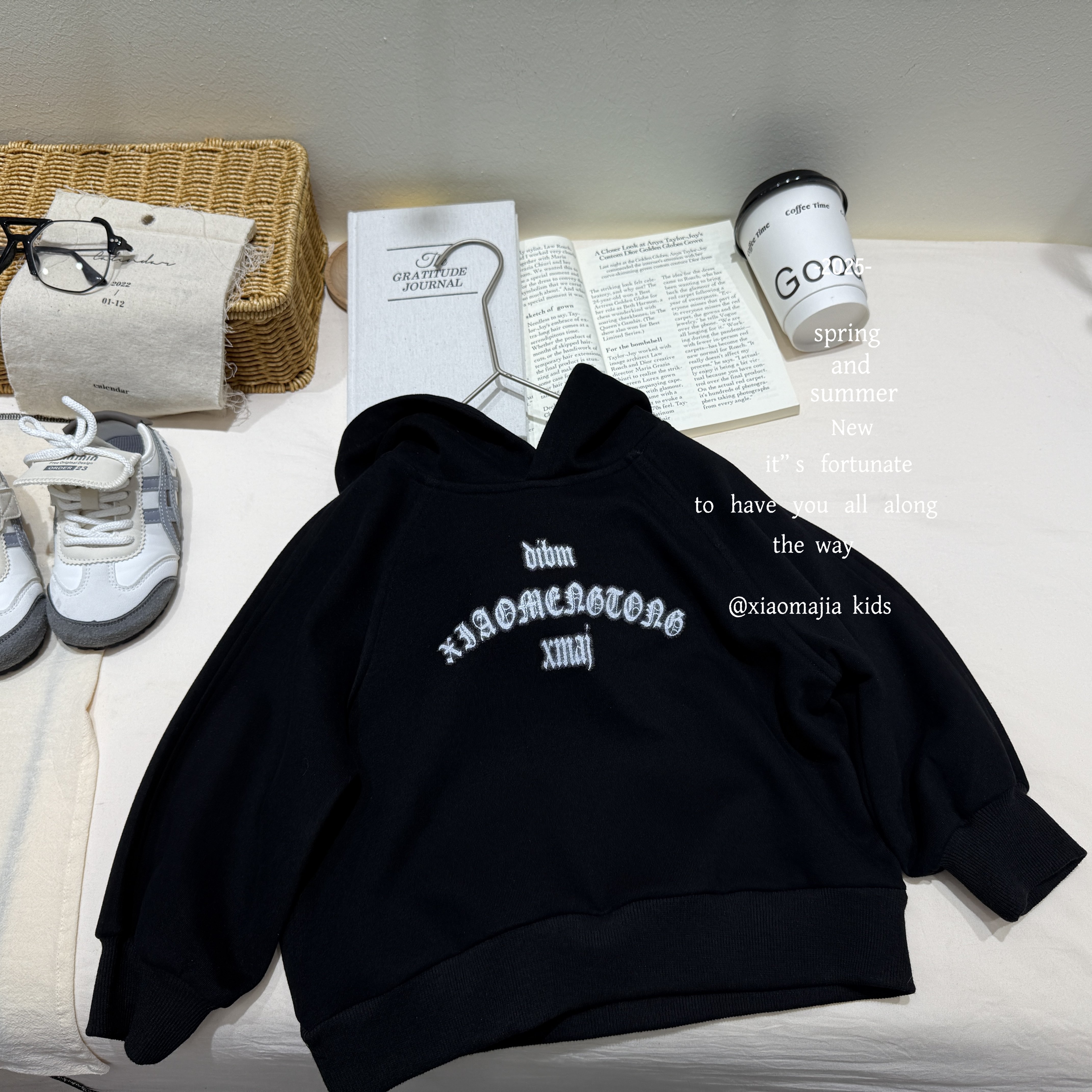 儿童春季圆领韩版卫衣D-5221纯色百搭潮流时尚帅气宽松男童女童