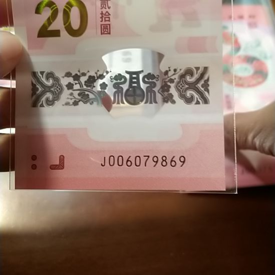 塑料蛇纪念钞 006079869