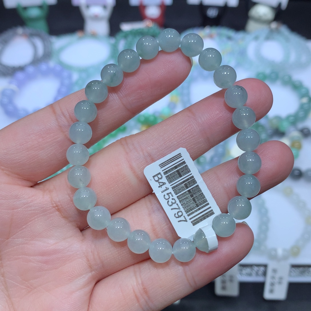 翡翠未镶嵌手串天然