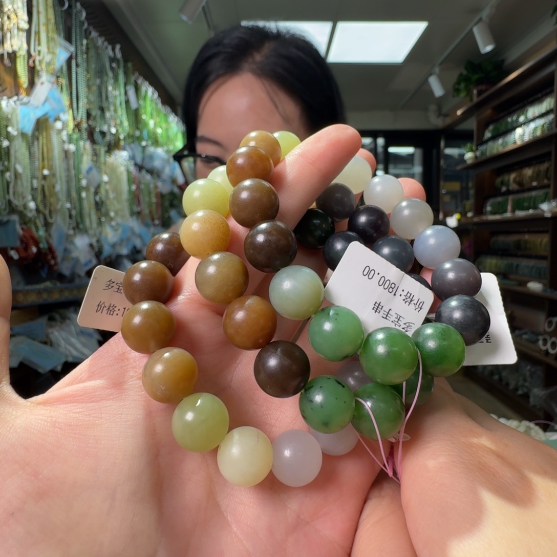 手串未镶嵌和田玉拍一发一多样性发货