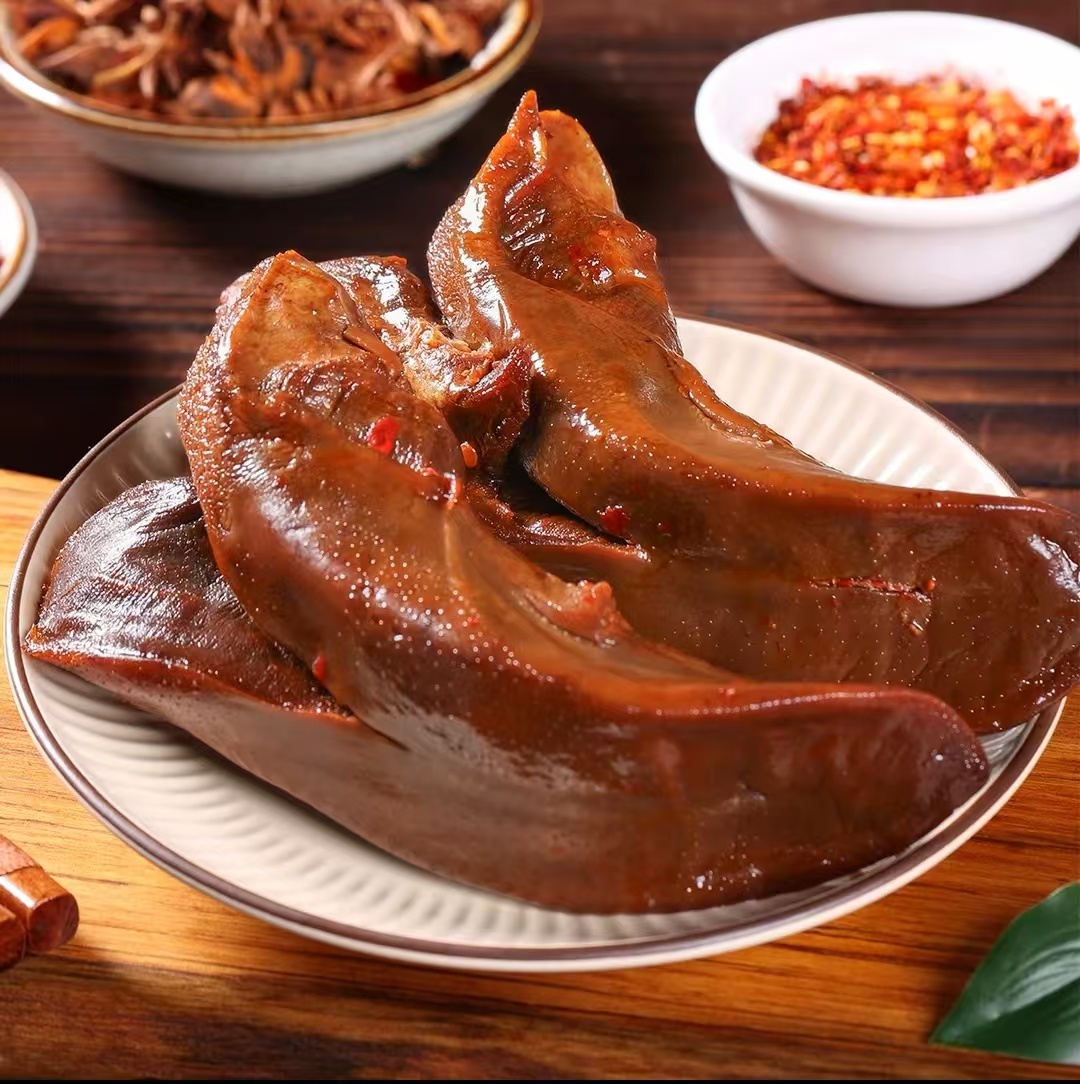 全场满88元包邮【汨罗特产】长乐美食何二霞卤腊味猪舌105g