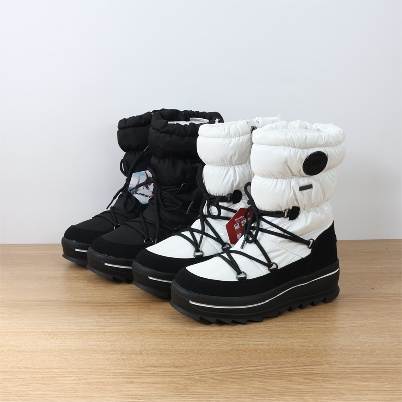001 保暖-30°加拿大正品防水羽绒布中筒时尚雪地靴筒靴雪地靴棉靴