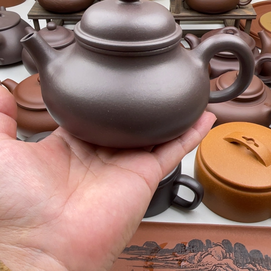 叶***费茶壶紫砂宜兴紫砂240cc