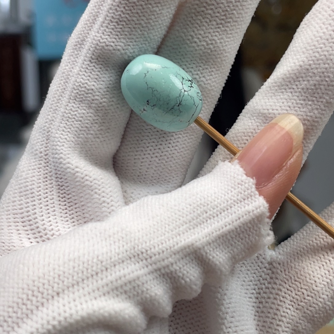 绿松石未镶嵌挂件