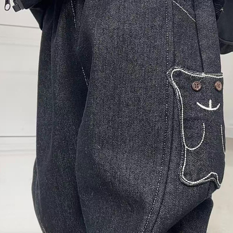 【棉逗熊品牌】男童韩版秋季休闲中大童百搭裤子-17507