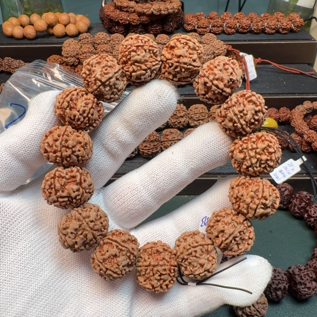 手串金刚菩提21荔枝纹六瓣