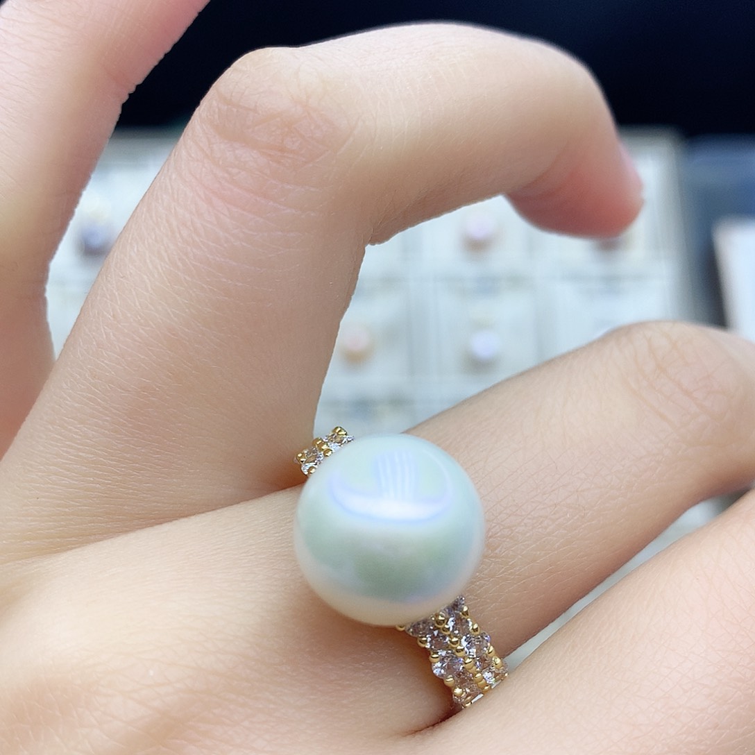 淡水珍珠颈饰合金