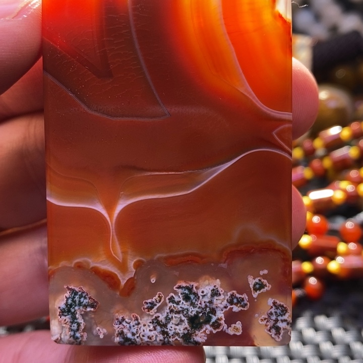 【闪购商品】玛瑙/玉髓颈饰未镶嵌左*