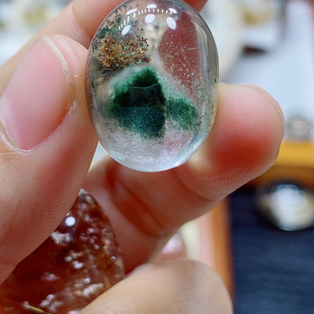 颈饰未镶嵌水晶豆**子水晶