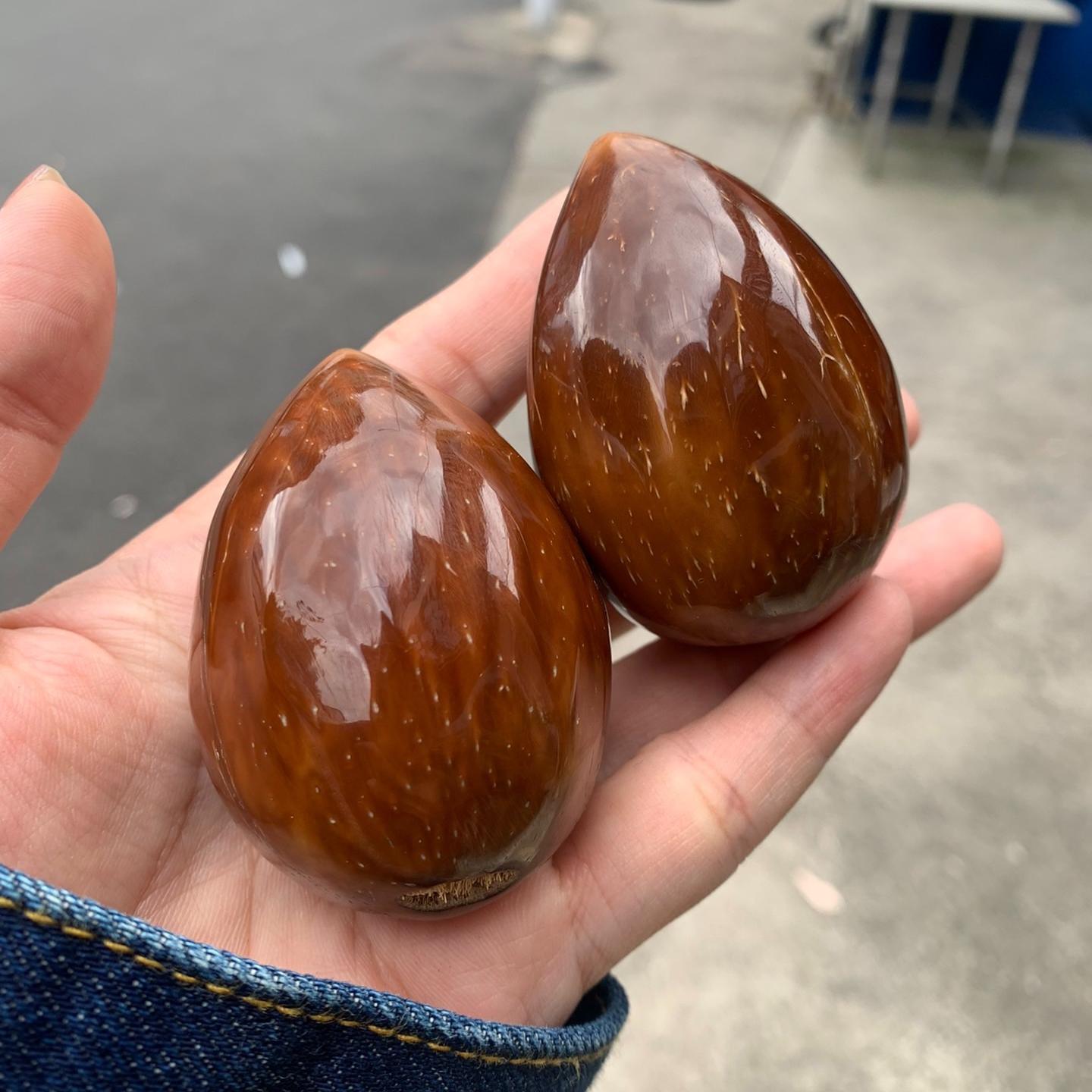 （单颗）原果手捻库克天然库克原果高抛男女同款手把件