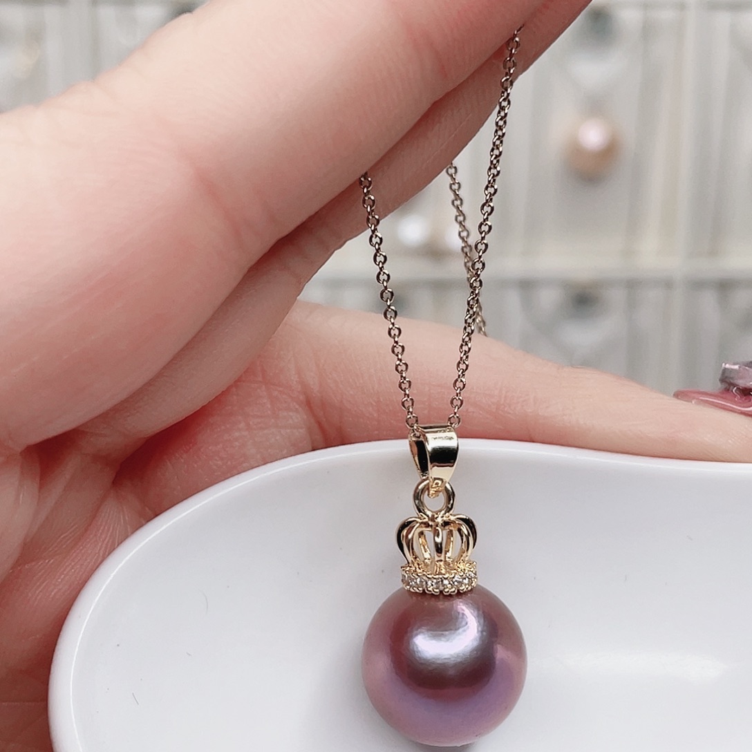 合金吊坠(赠链)淡水珍珠