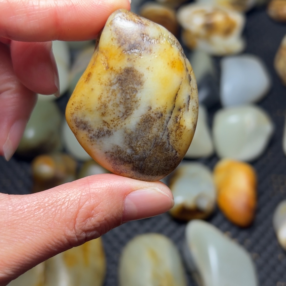 和田玉未镶嵌挂件19