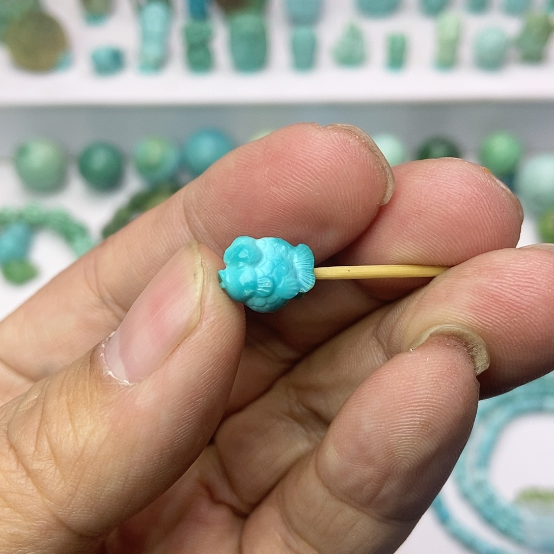 绿松石珠宝奇石未镶嵌