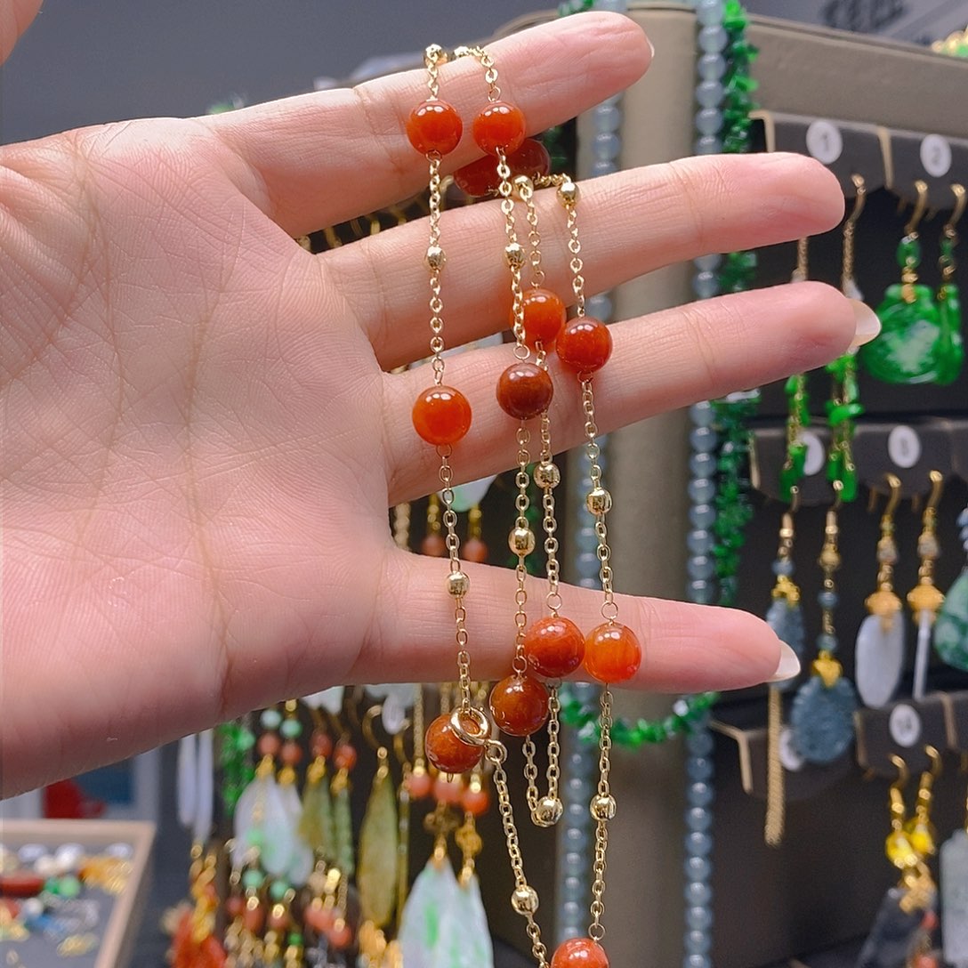 颈饰未镶嵌翡翠翡翠