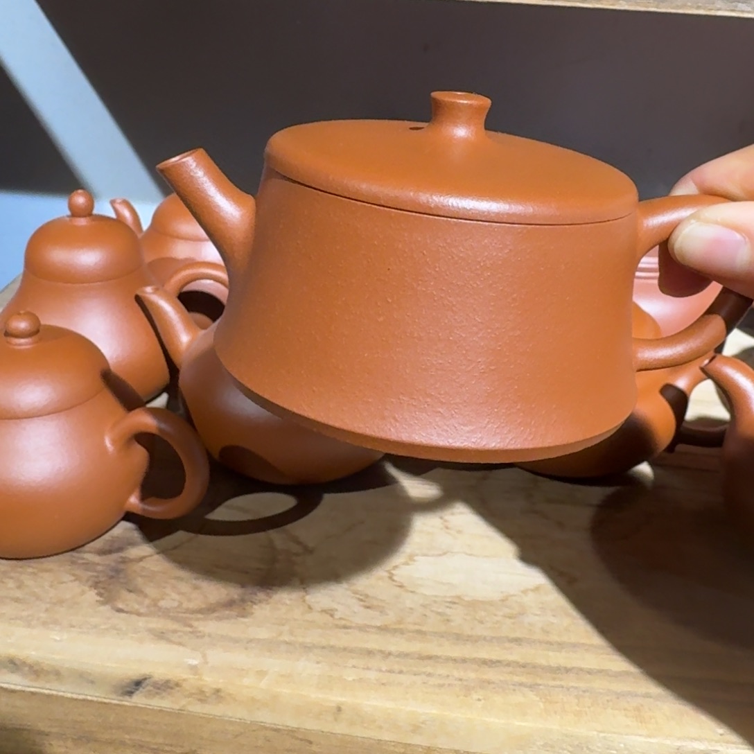 朱泥茶壶120毫升左右