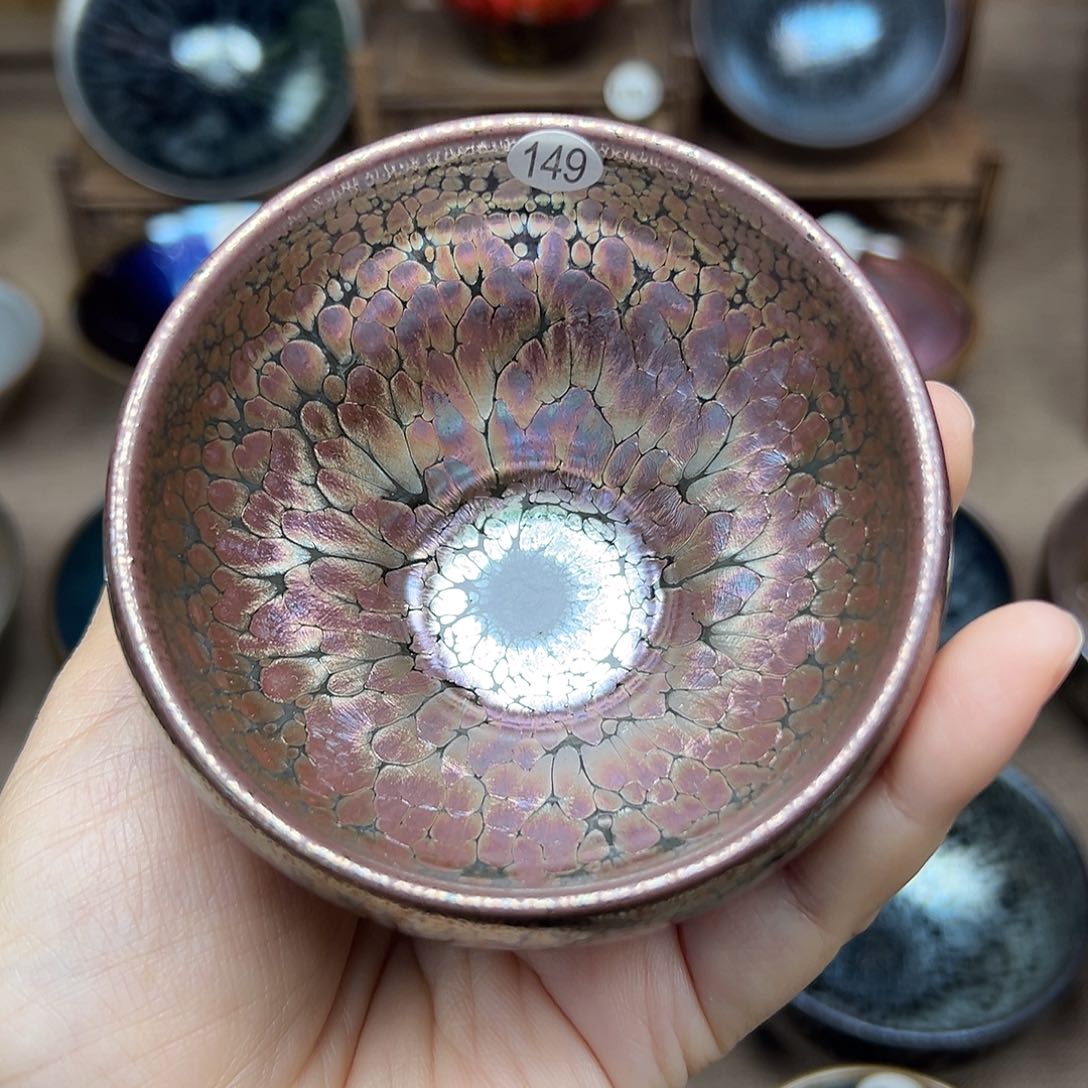 茶盏迷***?彩金建盏主人杯