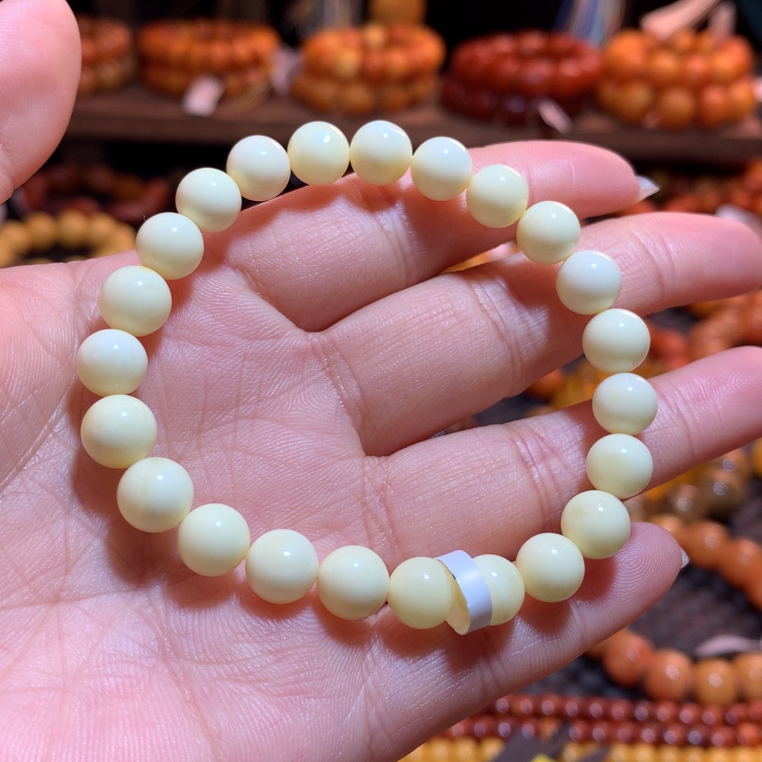 蜜蜡未镶嵌手串蜜蜡手串