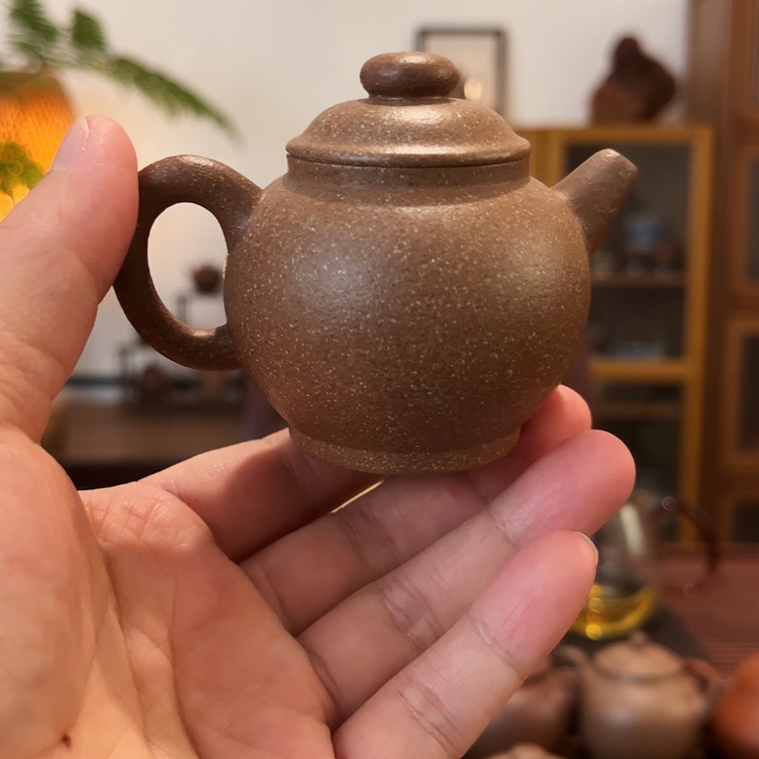 茶壶紫砂紫砂五彩花段小巨轮