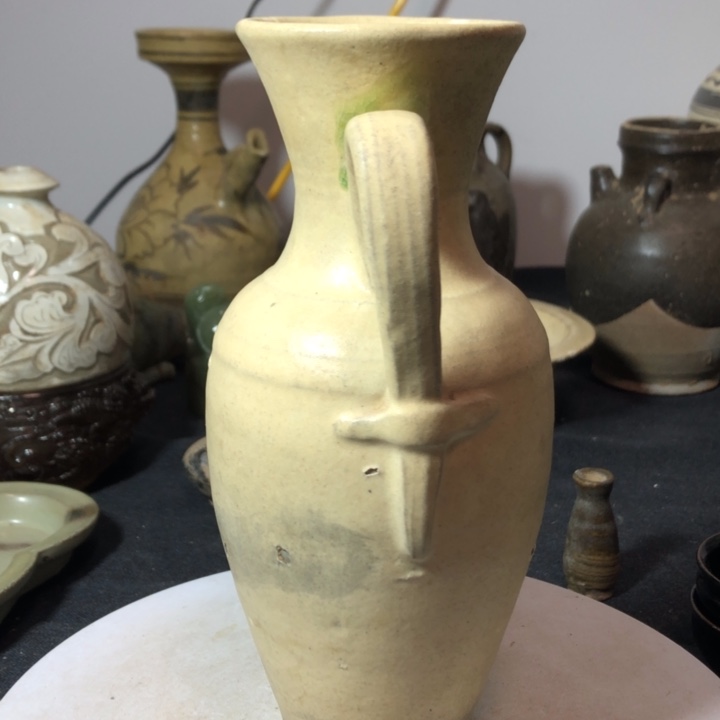 瓶农*人执壶 磁州窑 器型优美