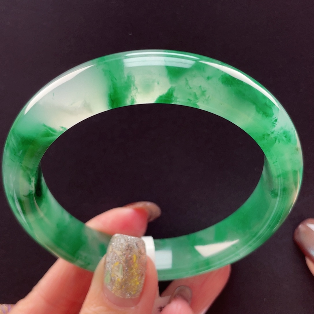 石英质玉未镶嵌手镯57-58