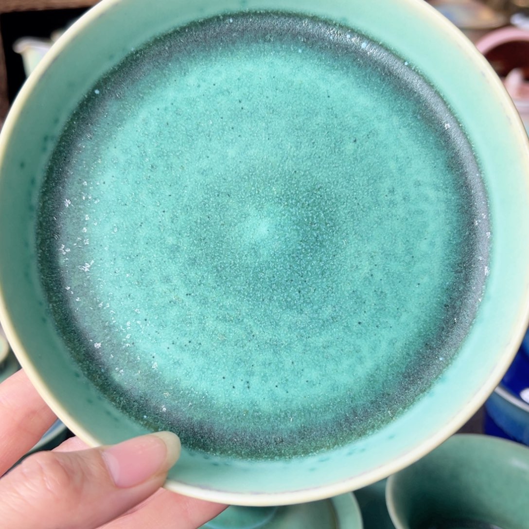 盘纯手工艺制作工艺柴烧