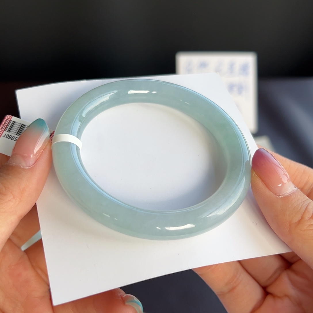 翡翠未镶嵌手镯2号 54.4