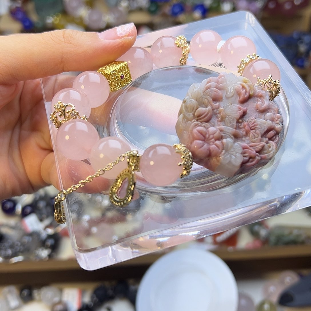 水晶手串合金e****?水晶