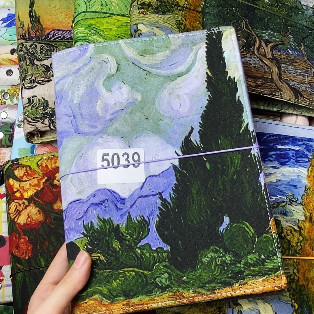 织绣A5活页不加纸5039