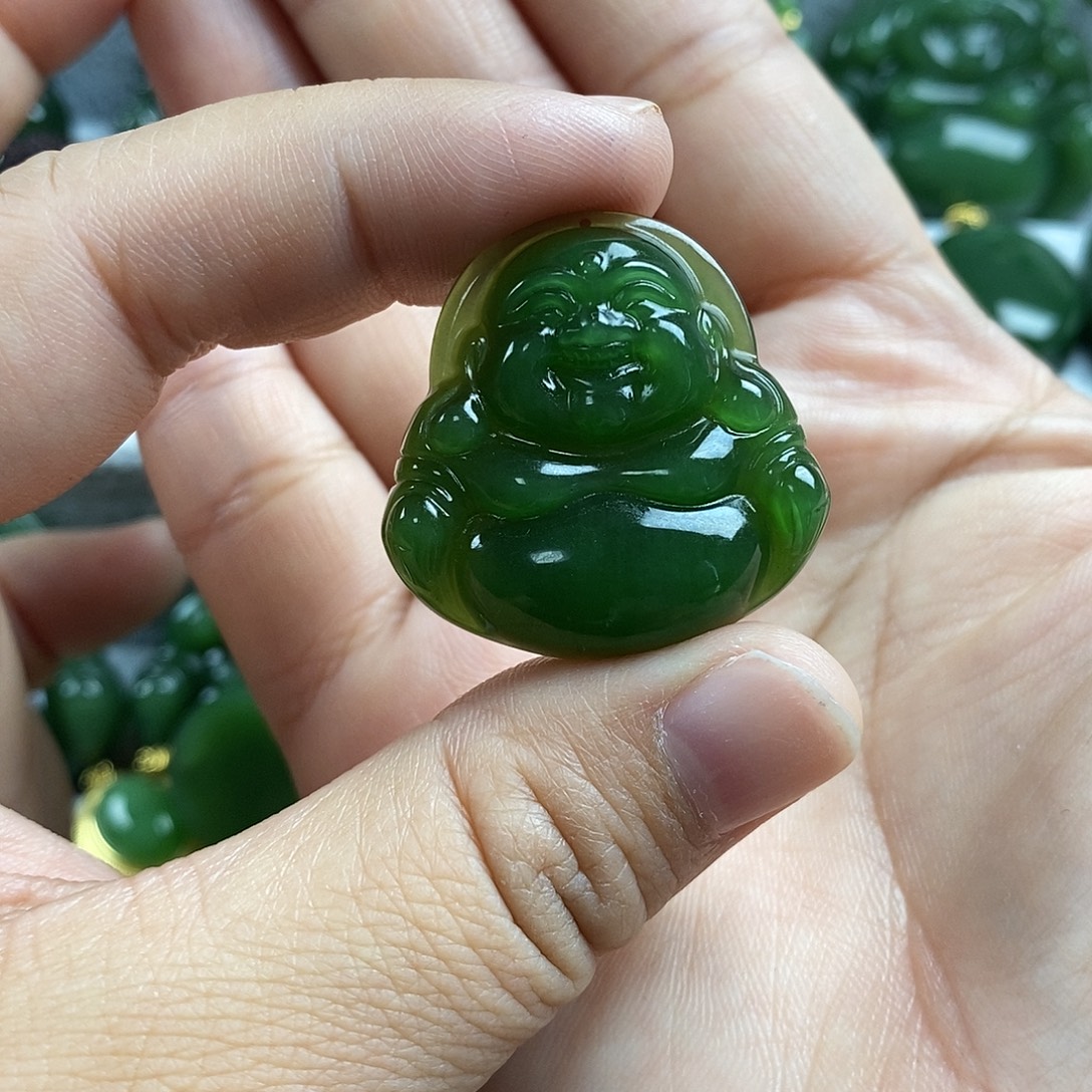 和田玉（碧玉）未镶嵌颈饰30
