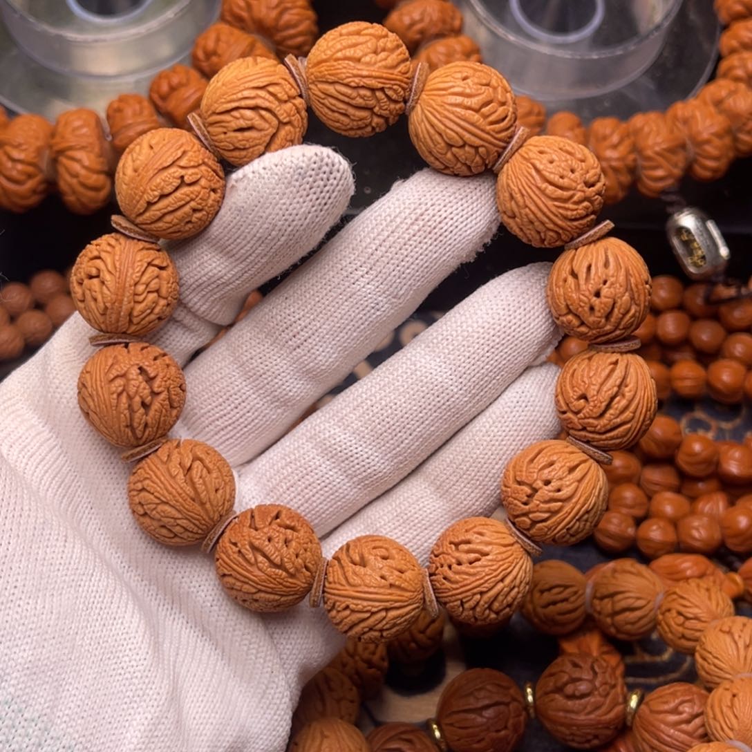 手串桃核精品绣球手串1.7