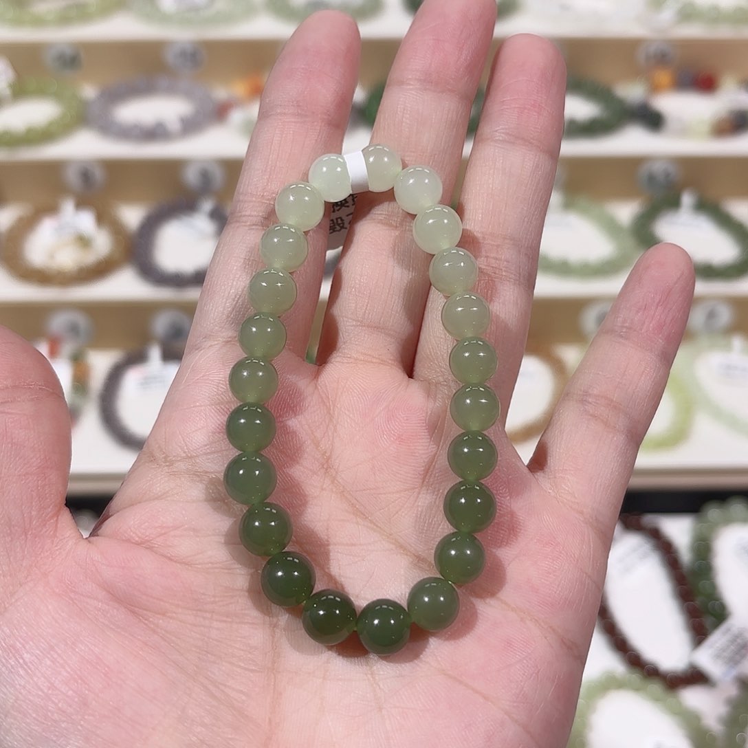 和田玉手链未镶嵌A