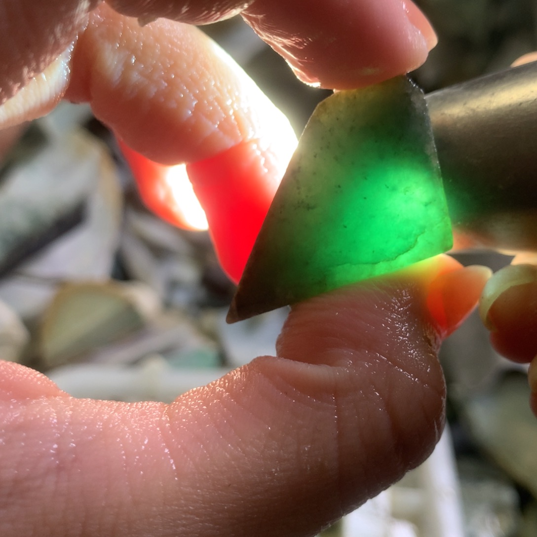 翡翠颈饰未镶嵌缅甸翡翠