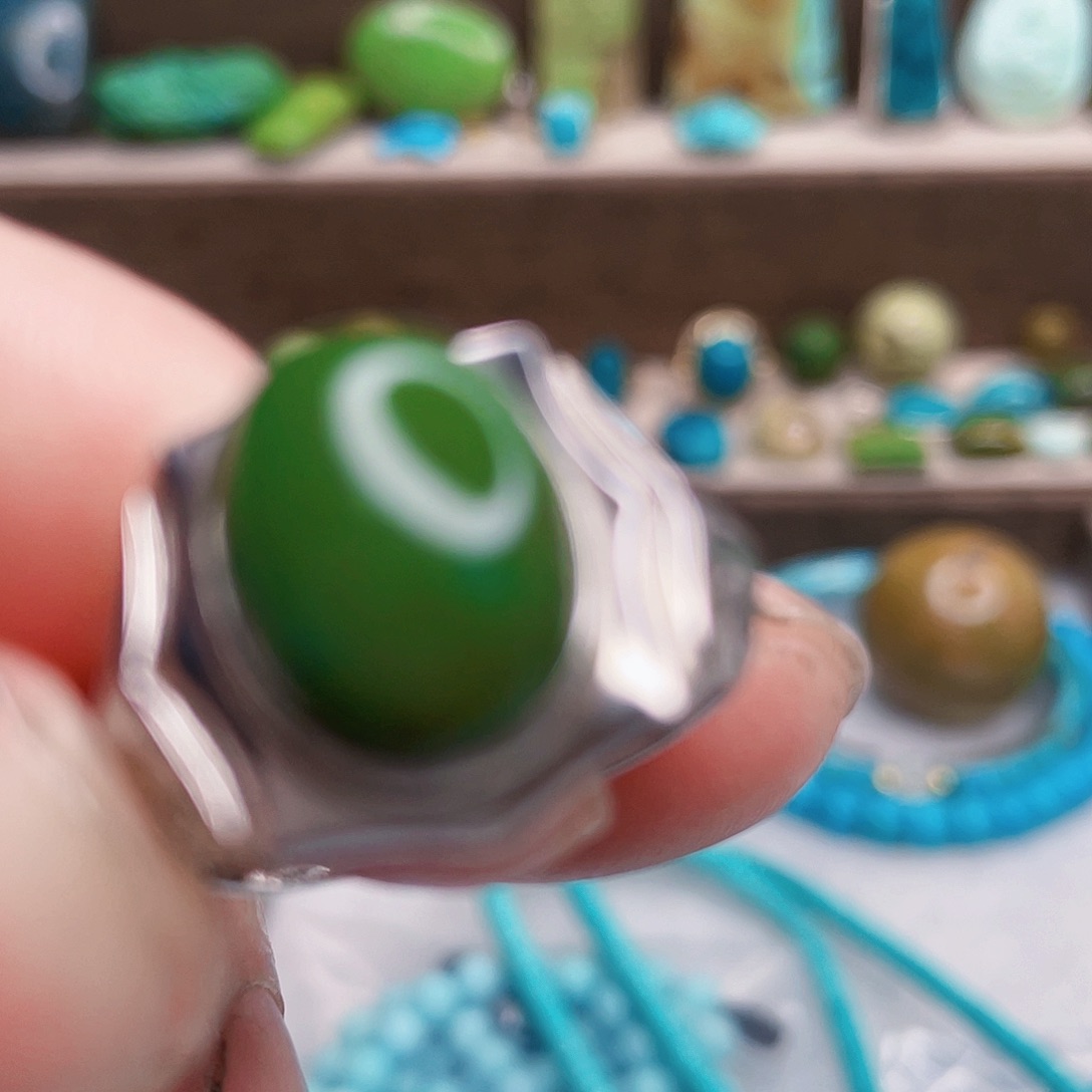 绿松石珠宝奇石未镶嵌