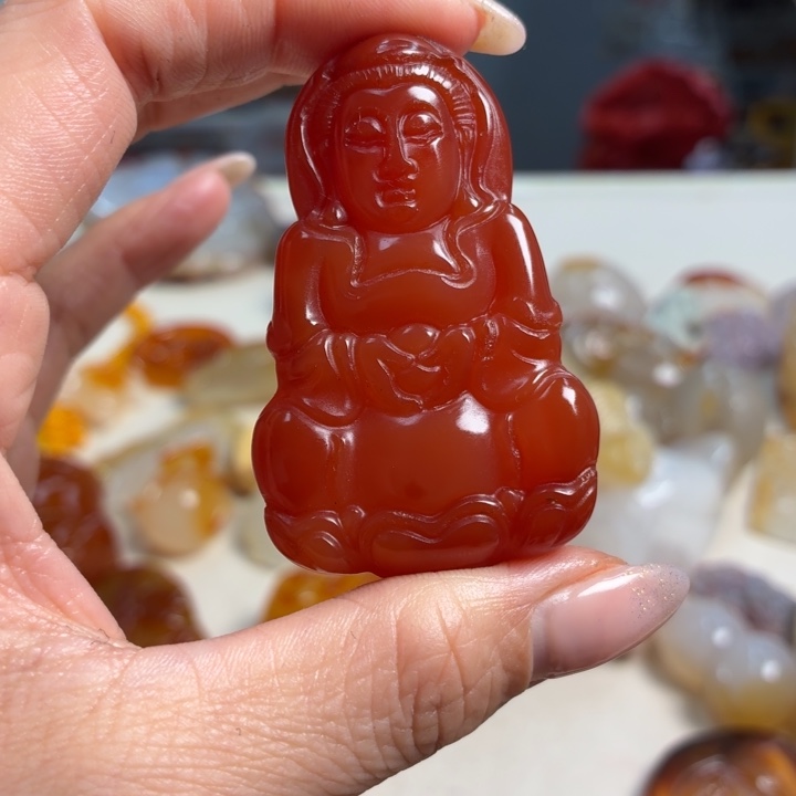 玛瑙/玉髓未镶嵌吊坠(不含链)