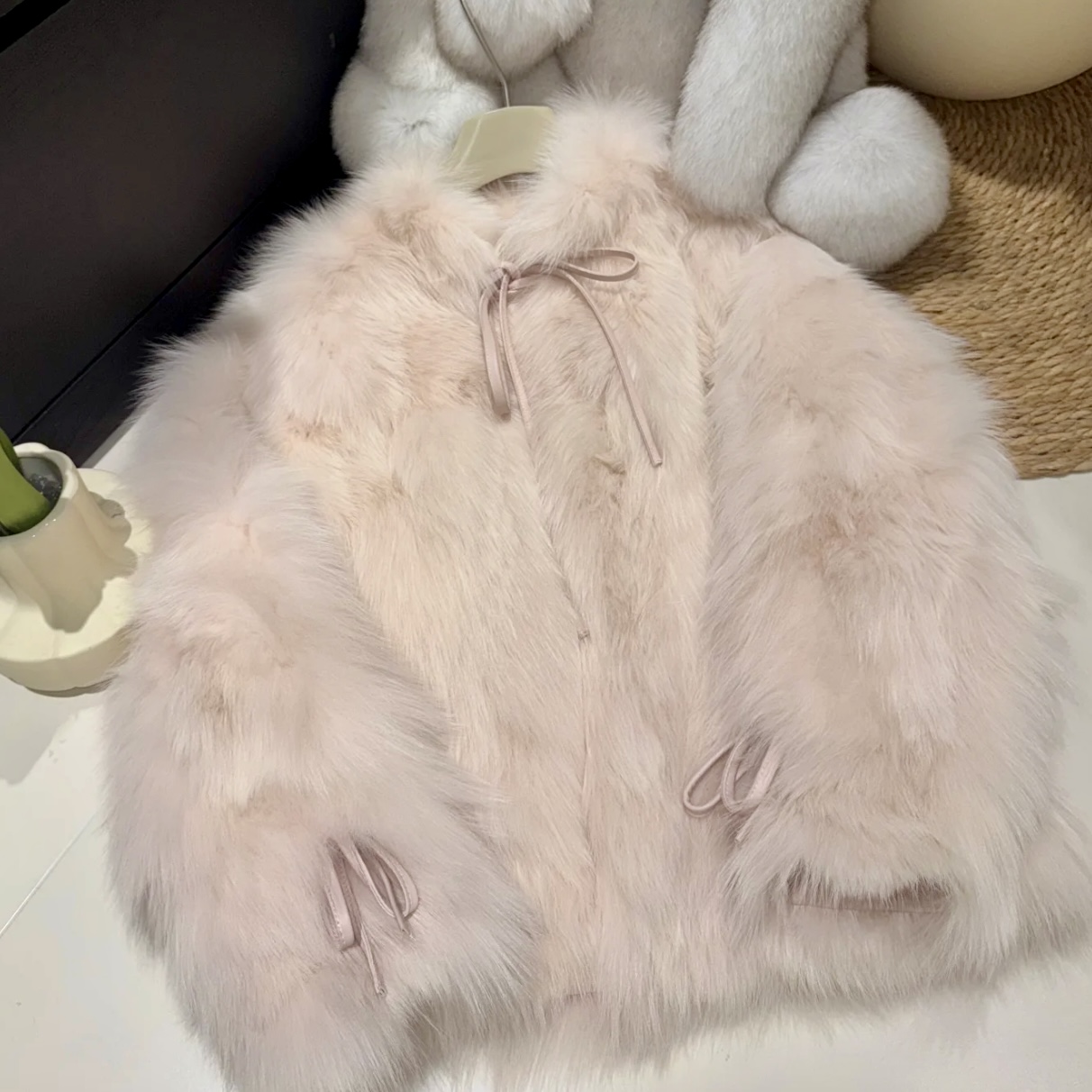 外套女冬季毛毛年轻气质百搭尾货微瑕no退no换直播间为主勿私拍