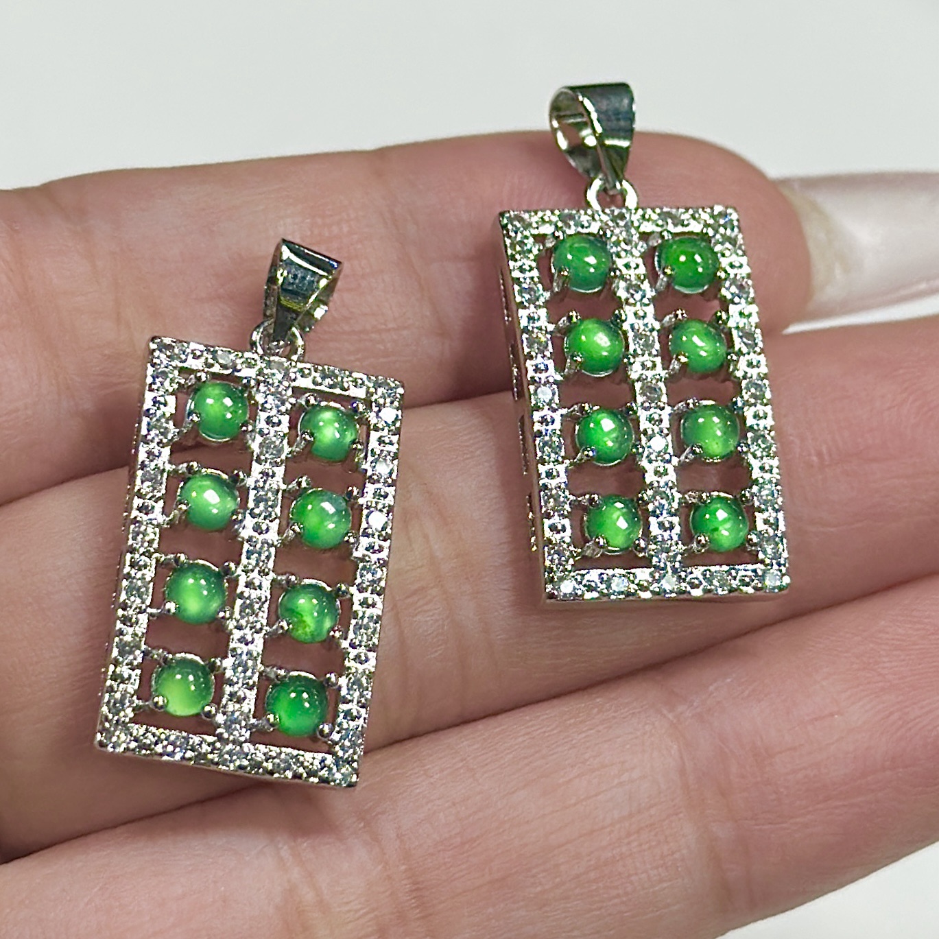 【CH】翡翠算盘吊坠（多样性发其一）