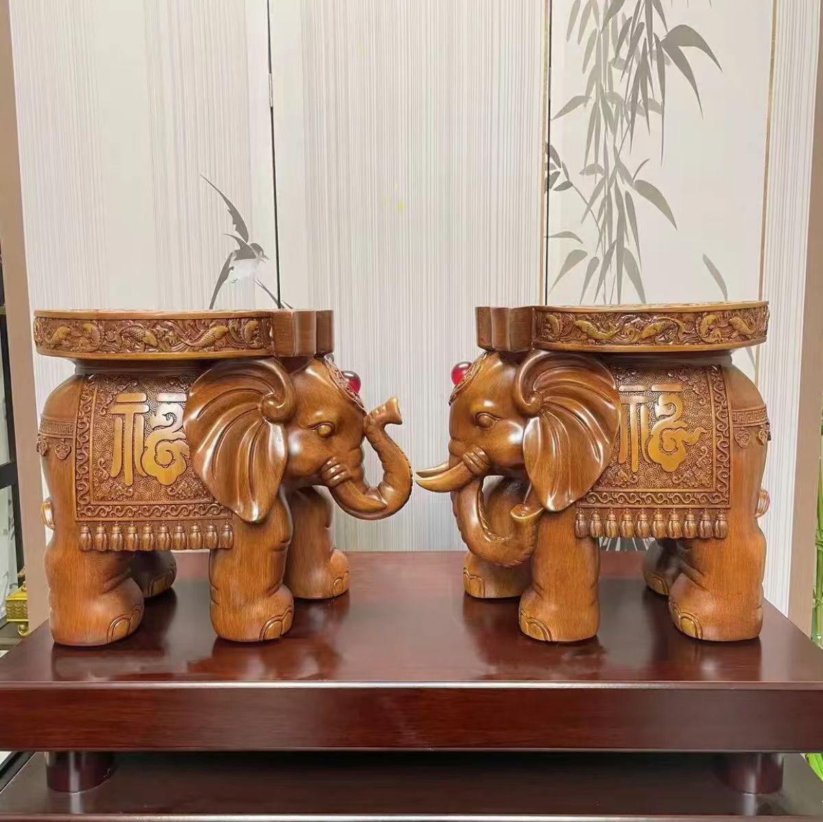 苹果象凳子家居办公茶台象凳摆件