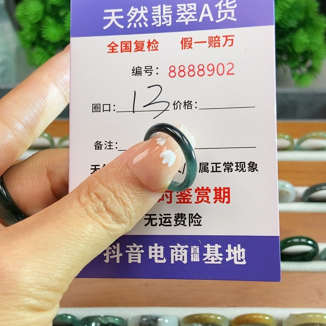 翡翠戒圈未镶嵌8902.......