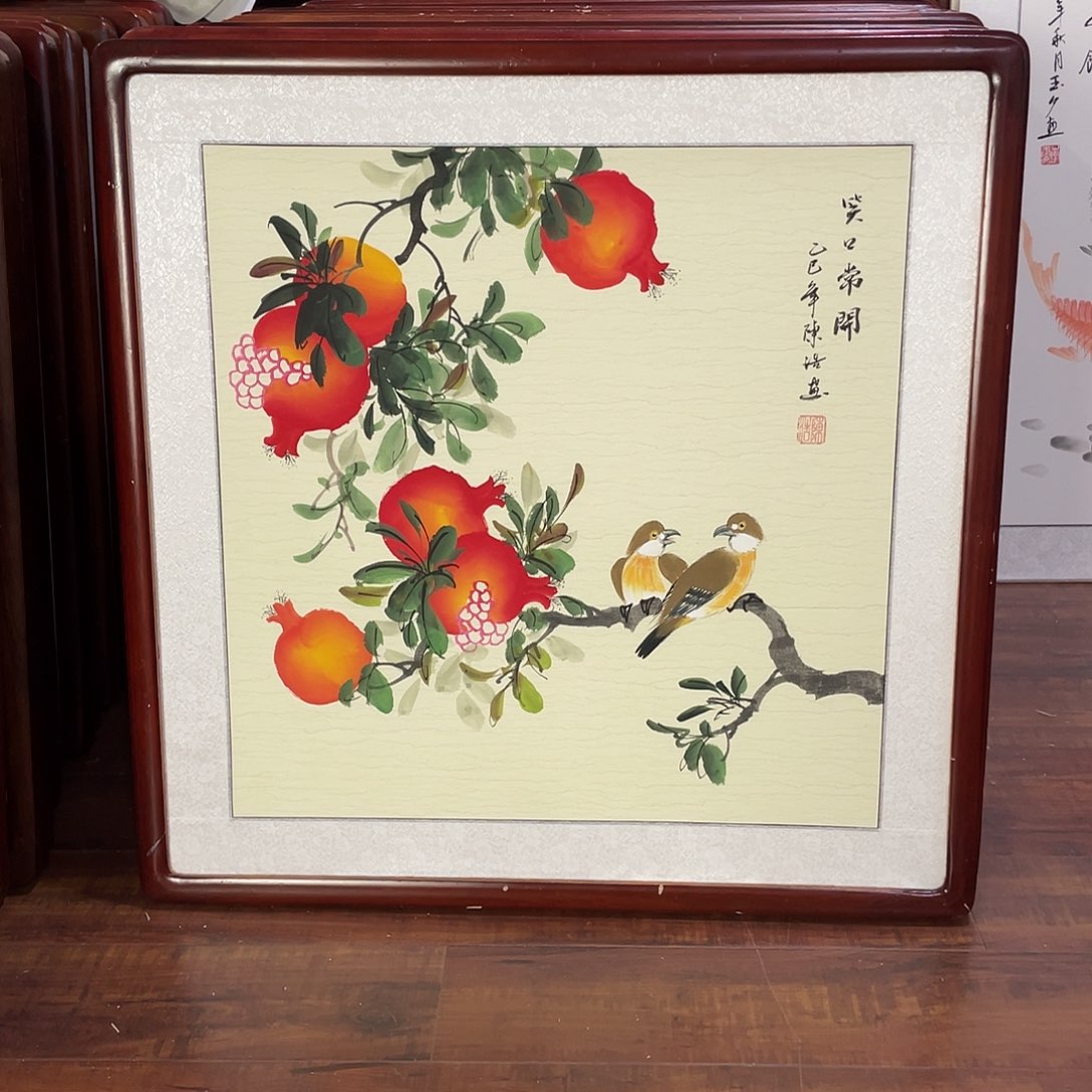 国画带框尺寸63*63厘米