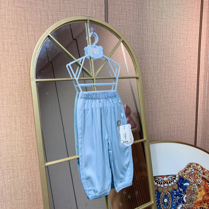 AC235    宝宝蓝色防蚊裤子    夏款