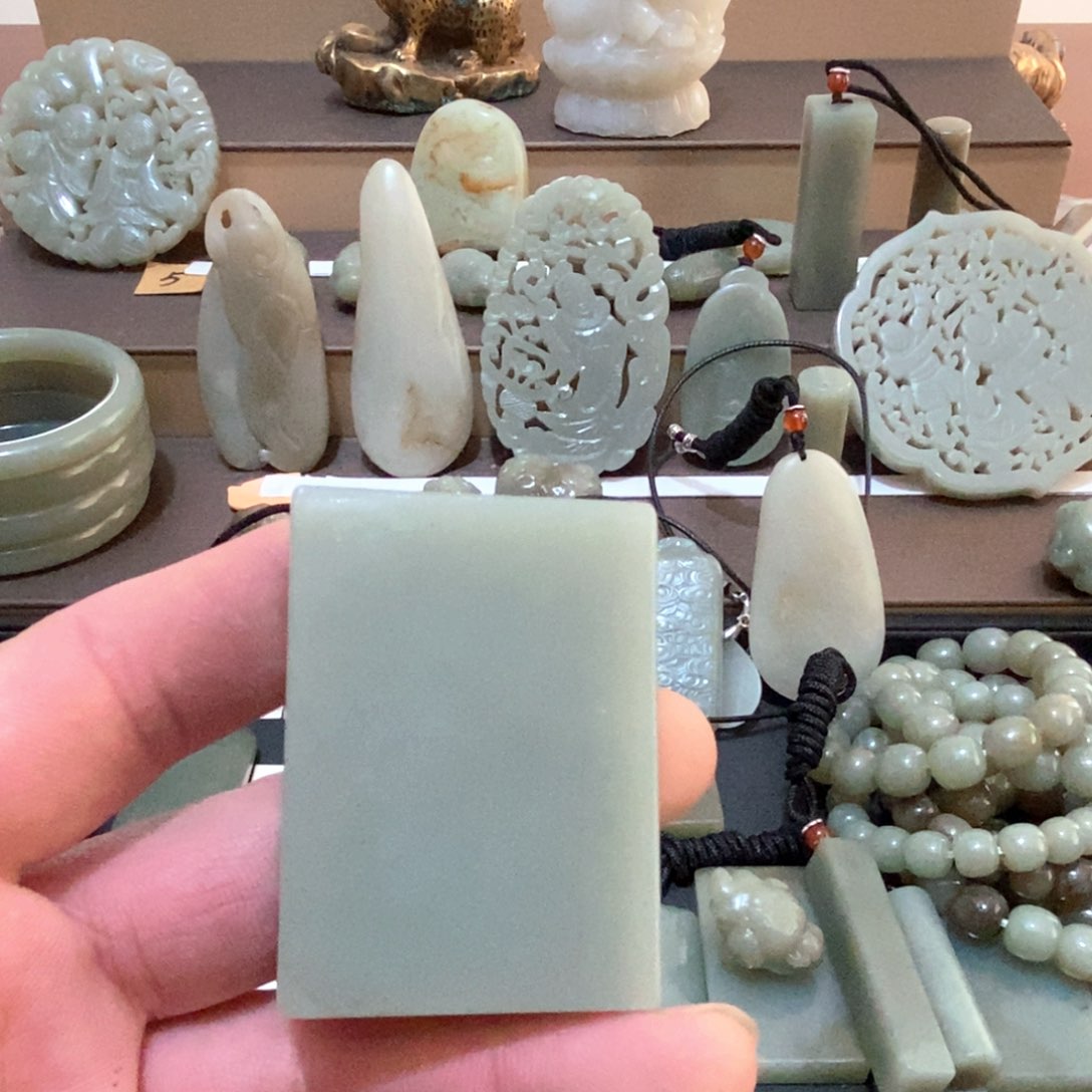 和田玉颈饰未镶嵌北**拥27