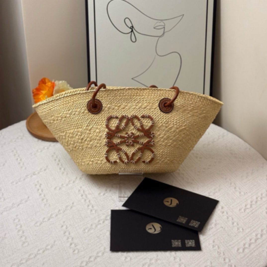 95新 LOEWE/罗意威 草编包 /JW5503