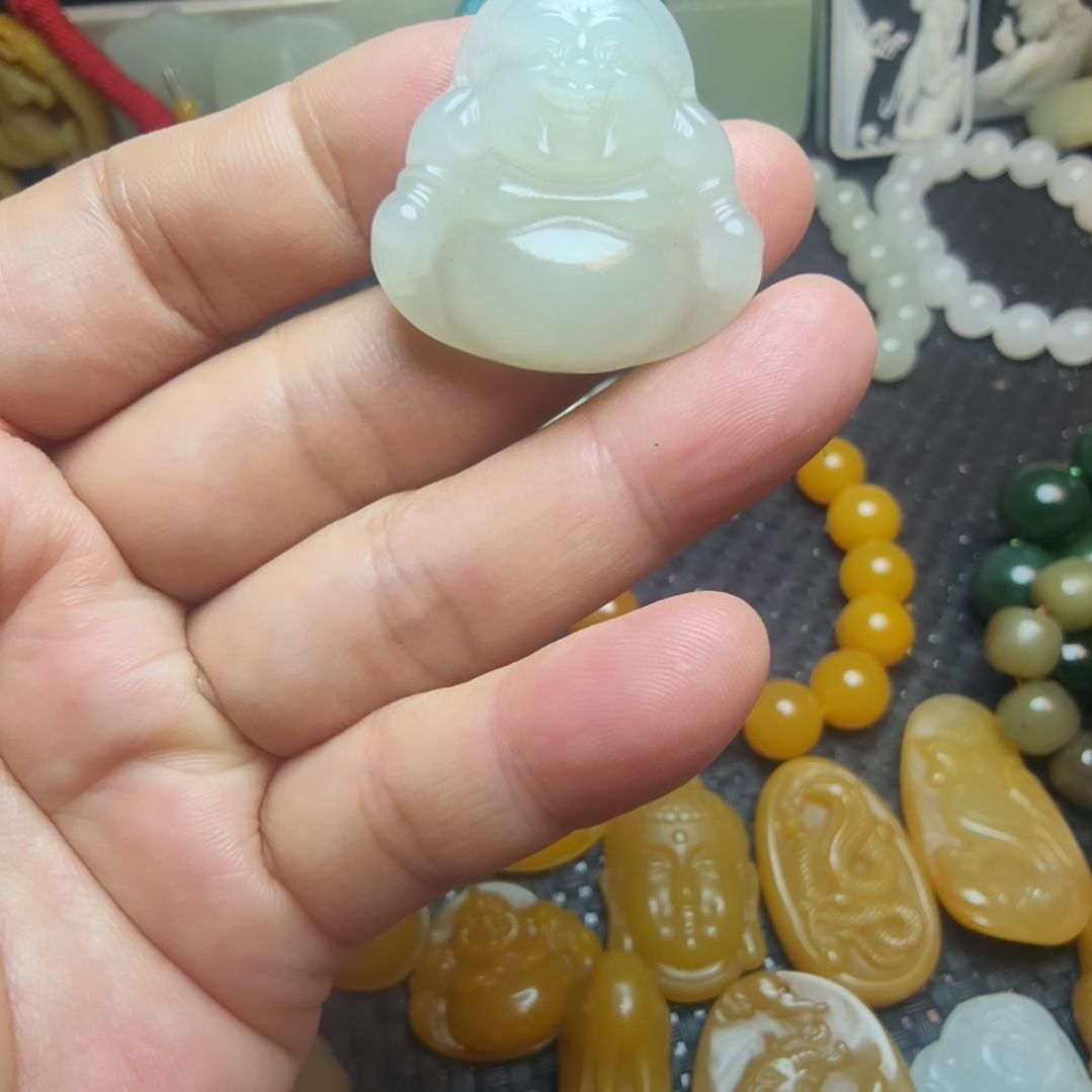 和田玉（青白玉）未镶嵌颈饰