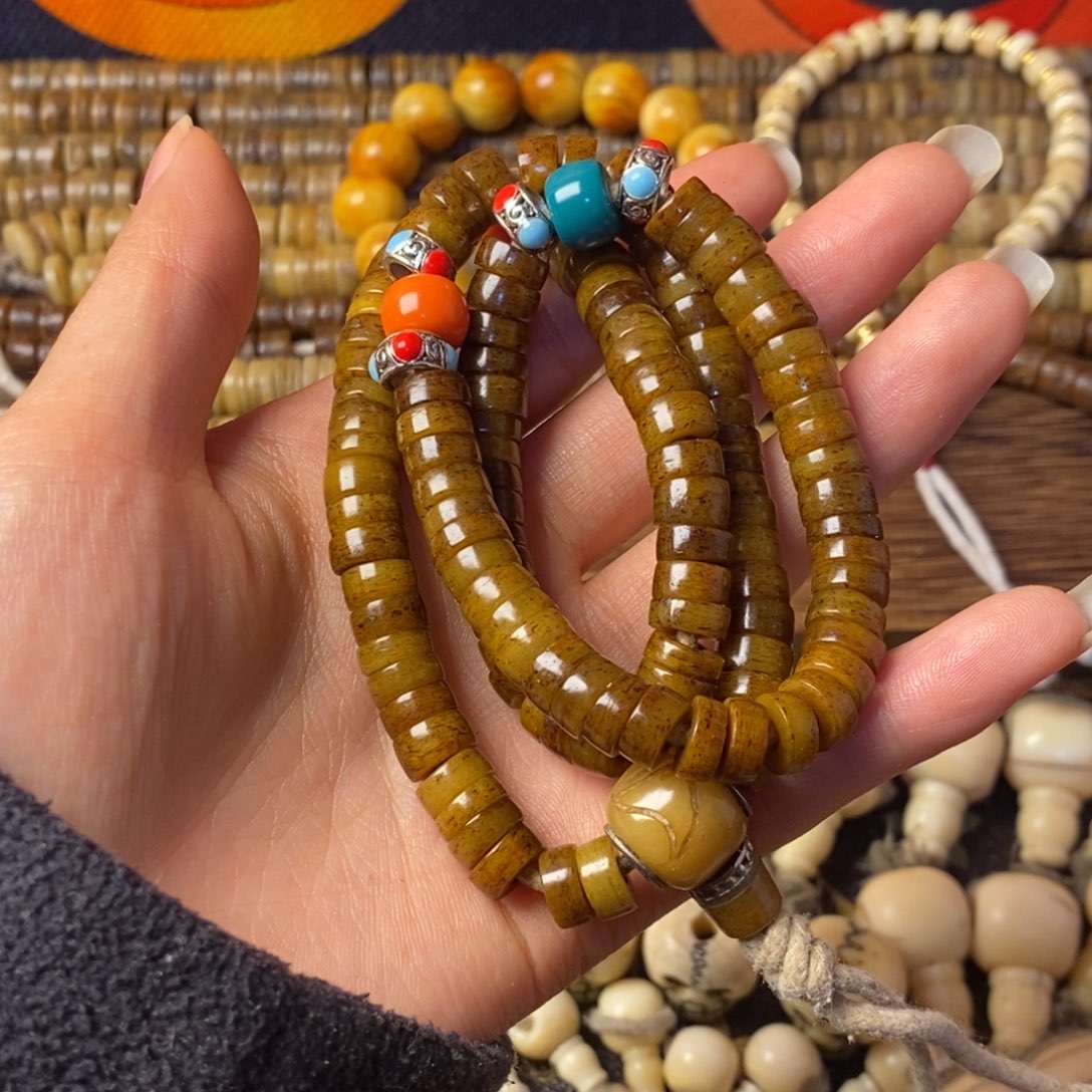 手串/手链牛骨藏传“牛嘎108”