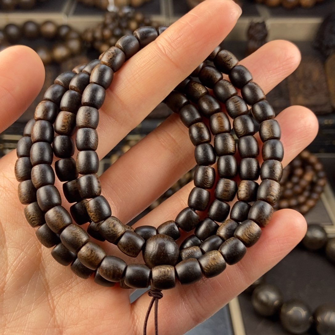 沉香手串@****帝越南芽庄白棋楠