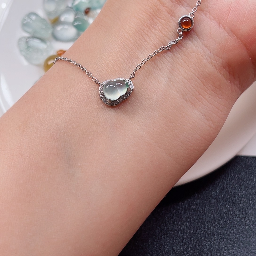 翡翠裸石纯天然A货缅甸翡翠