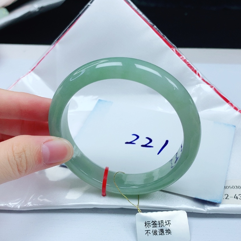 【闪购商品】翡翠未镶嵌手镯天然缅甸a货手镯57+