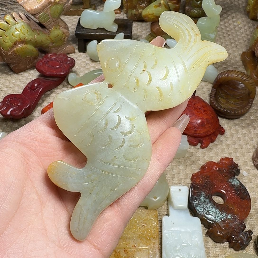 白玉菩提吊坠挂件