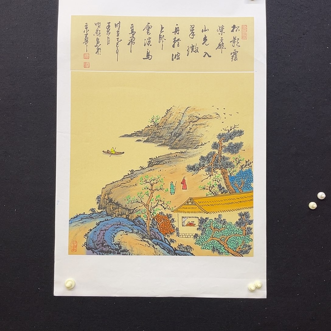 国画手绘国画，精品斗方
